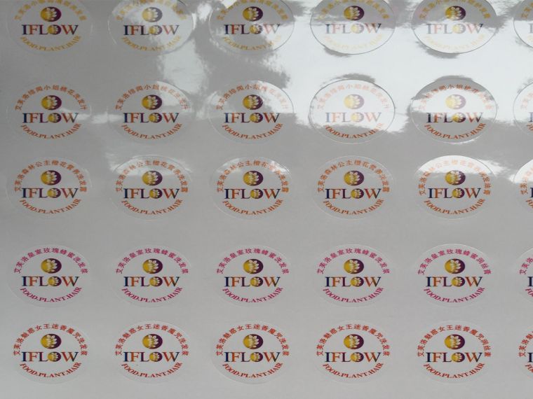 洗發水不干膠標簽